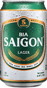 Bia lon Saigon Lager